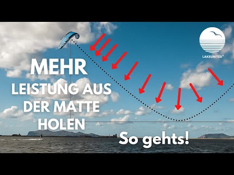 KITESURFEN: Mehr Leistung aus Matten Kites holen / SOFTKITE FLUGTECHNIK