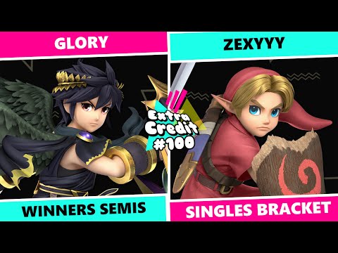 Extra Credit #100: Winners Semis - Glory (Dark Pit) Vs Zexyyy (Young Link) SSBU Singles