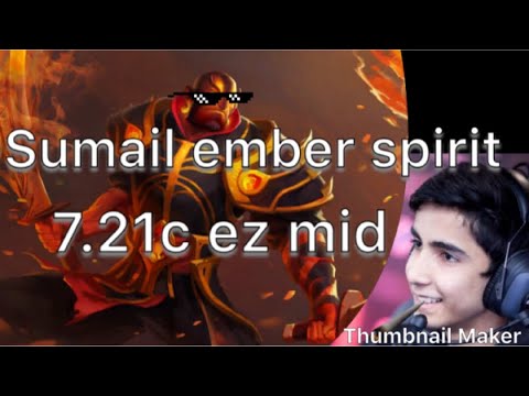 Sumail 'Ember spirit'_ monster mid laner 7.21c -2019