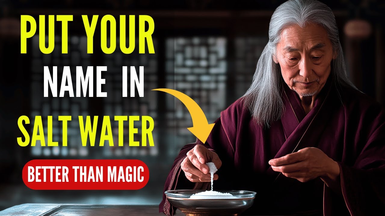 Put YOUR NAME in SALT WATER and get ready to have everything you want| BUDDHIST TEACHINGS