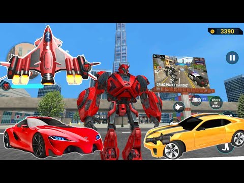 Optimus Prime Multiple Transformation Jet  Robot Car Games #3