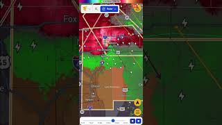 A large and damaging tornado just hit southwest Appleton, Wisconsin and Menasha, Wisconsin.