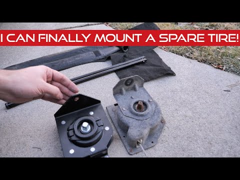 Swapping Out My Spare Tire Hoist! - 2000 GMC Sierra 1500