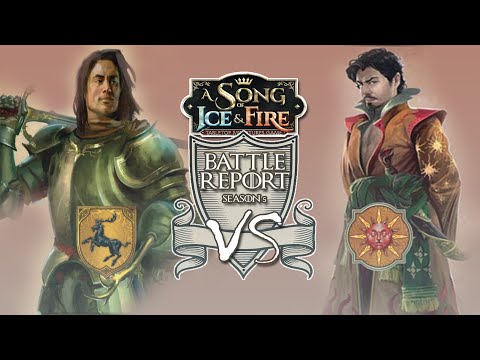 ASOIAF Table Top Miniatures Game Battle Report #5 Baratheon vs Martell
