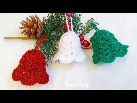 Crochet Christmas Bell I Crochet Christmas Ornaments I Crochet Christmas Decorations