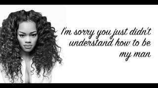 Sorry (Lyrics) - Teyana Taylor