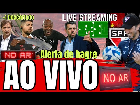 AO VIVO - Medo de chegar BAGRE para assumir o São Paulo FC l SPFC se assustando com valores l E+