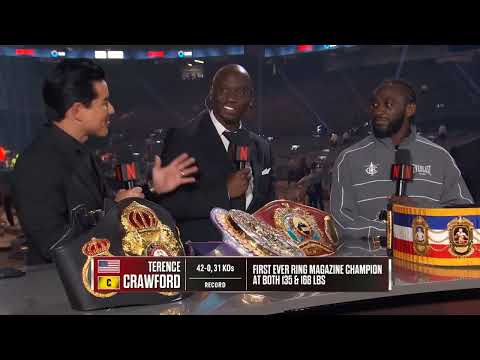Terence Crawford Speaks After Defeating Canelo Alvarez & Becoming 3x Undisputed 