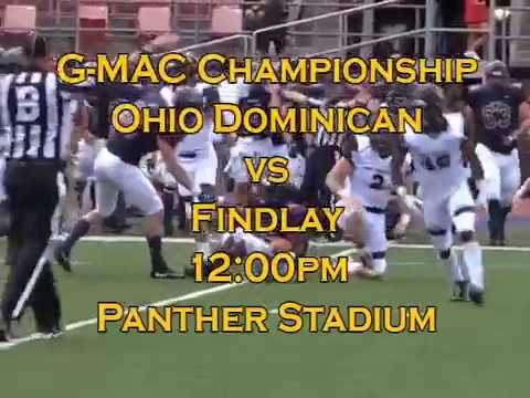 2017 Ohio Dominican Football - G-MAC Championship Hype Video