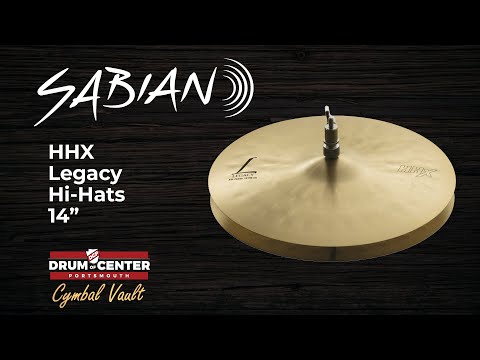 Sabian HHX Legacy Hi Hat Cymbals 14" 846/1171 grams 11402XLN
