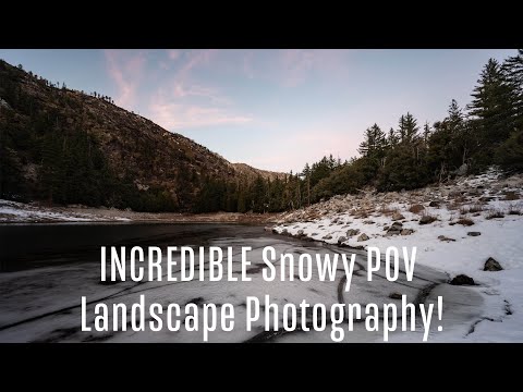 Capturing INCREDIBLE Winter POV Snowy Mountain Landscape Photography With The Nikon Z6