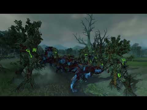 19 Treeman VS 19 Carnosaurs - Total War: Warhammer 2