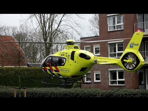 [Take Off] Lifeliner 4 [PH-DOC] vanaf medisch incident Burgum naar het Medisch Centrum Leeuwarden