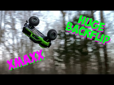 $1200 RC Car does Huge Backflip (XMaxx on 8s)