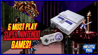 5 Must Play SNES Games I Never Knew About In The 90's!