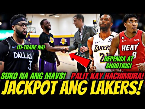 AYOS NA! HANDA NA ANG LAKERS NA BITAWAN SI HACHIMURA PARA KAY ANDREW WIGGINS! MAVS SUKO NA KAY DAVIS