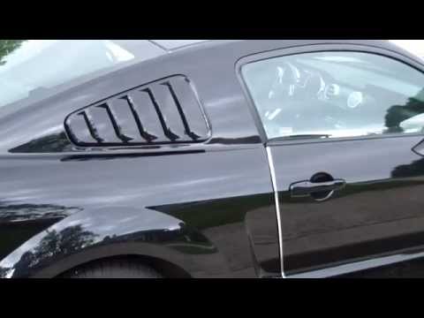 How To Add Install Quarter Window MMD Louvers on Ford Mustang Car 2005-2019 DIY 🚘