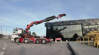 Volvo FH 520 8x2 PALFINGER PK 100002 HDS Fly Jib Cran Sattelzugmaschine | Bild 4 - Autoline