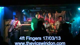 4ft Fingers 17th March 2013 The Vic Swindon