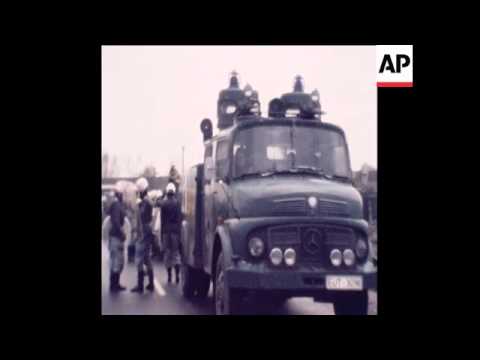 SYND 19 2 77 DEMONSTRATIONS AT NUCLEAR POWER PLANT IN BROKDORF, WEST GERMANY