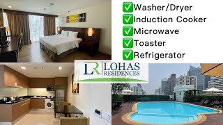 LOHAS RESIDENCES Hotel Tour || Apartment Hotel in Bangkok Cheap and budget frien