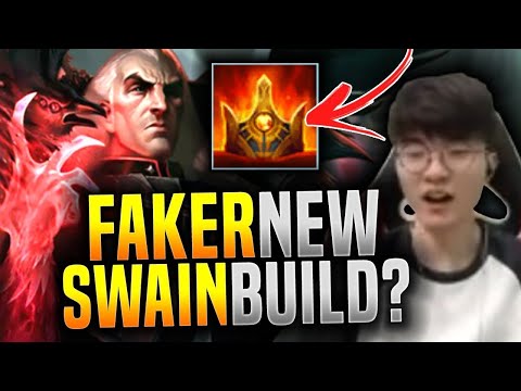 Faker Plays Swain with Shurelya's! ( NEW BUILD? ) - SKT T1 Faker Picks Swain Mid! | SKT T1 Replays G
