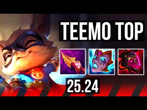 TEEMO vs VLADIMIR (TOP) | Good KDA: 14/1/5 | KR Master | 25.24