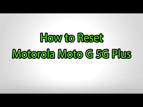 How to Hard Reset Motorola Moto G 5G Plus - Pattern Unlock