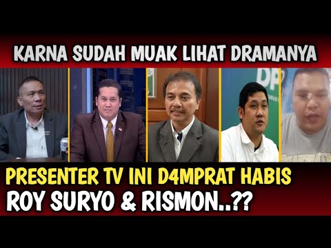 KARNA MUAK,, PRESENTER TV INI D4MPRAT ROY SURYO & RISMON,, MIKHAEL SINAGA JUGA DI ULTI WARTAWAN ASLI