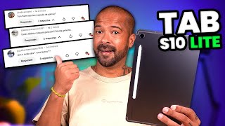 TIRANDO DÚVIDAS sobre o GALAXY TAB S10 LITE!