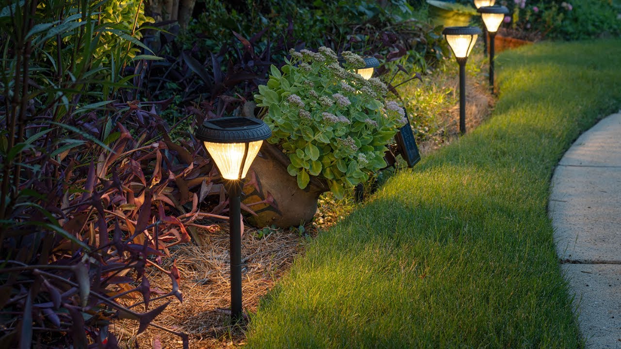 Video 1 Watch A Video About the Black Dusk to Dawn Garden Lights Set of 2