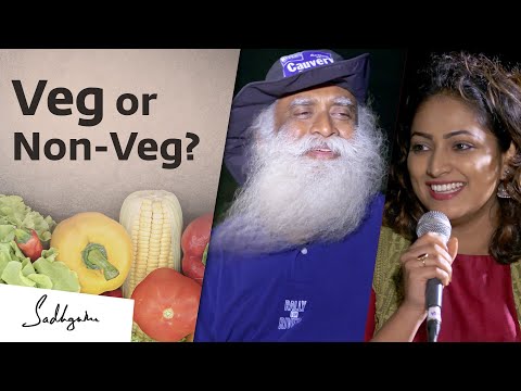 Is Eating Non-Vegetarian Food Ethically Wrong – Hariprriya Asks Sadhguru