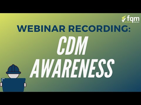 CDM Awareness Training