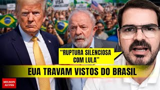 ANALISTA de PESO em CHOQUE com BLOQUEIO dos EUA a vistos brasileiros