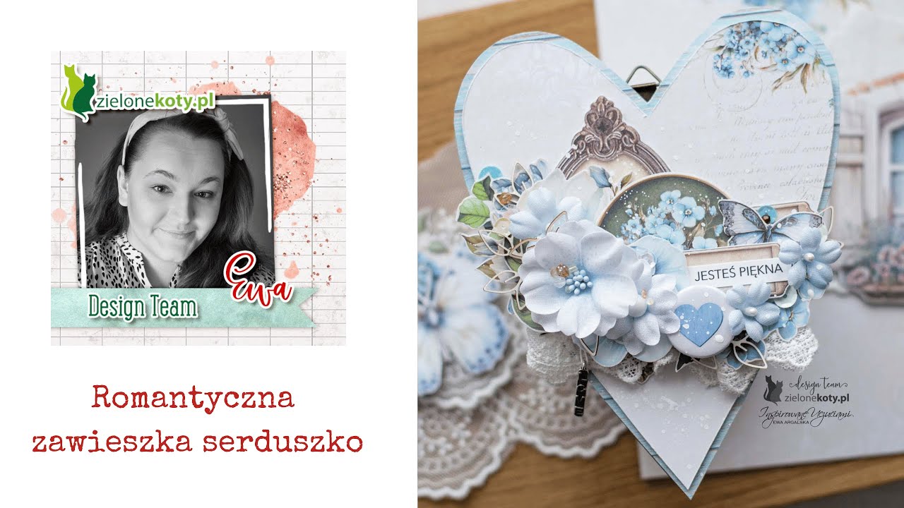 Romantyczna zawieszka serduszko + video | Ewa