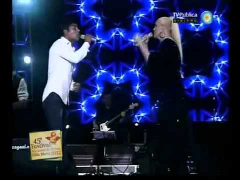 Valeria Lynch y Javier Pepa Brizuela | Magica luna | En vivo Villa Maria (2012)