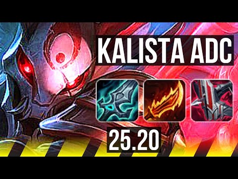KALISTA & Pyke vs ASHE & Lux (ADC) | 17/2/8, Legendary, 40k DMG | KR Master | 25.20
