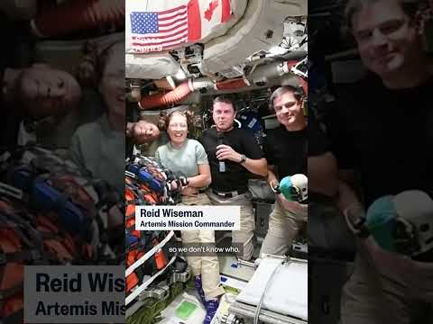 Artemis astronauts on who would play them in a movie