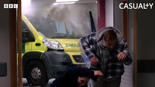 Ambulance Crashes Into Hospital 💥 | Internal Affairs | Casualty