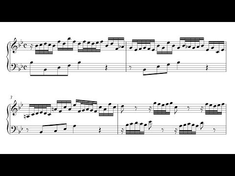 Bach: Invention 14 in B-flat Major, BWV 785 (Urtext Edition)