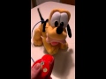 Pluto Walks Barks Wags Tail