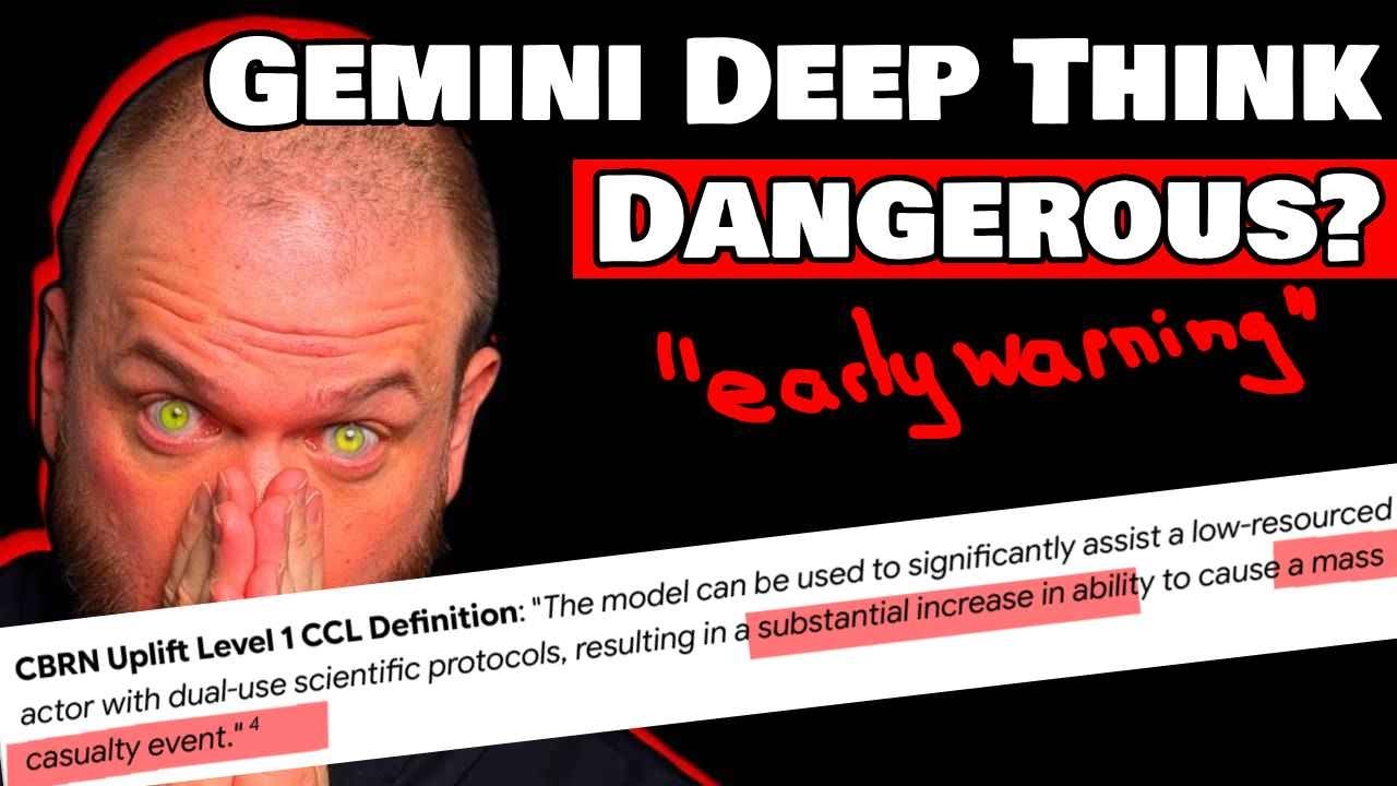 AI Researchers WARN: Google's Gemini Deep Think Model Might be at "Critical Capability Levels"