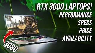 Nvidia RTX 3000 Is Here For Laptops! 2080 Super Performance at $999?