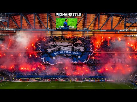 40 000 Lech Poznan fans celebrate the Polish Championship (21.05.2022)