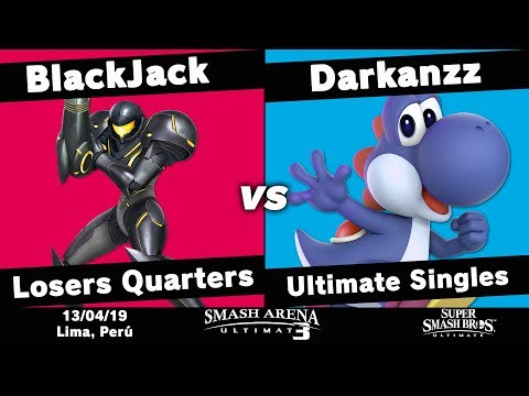 SAU3: Losers Quarter-Final - MVK|BlackJack (Samus) vs UNF|Darkanzz (Yoshi)