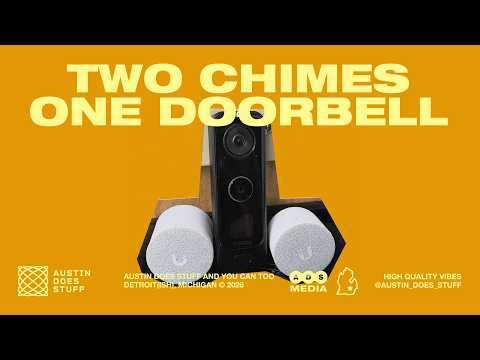 2 Chimes, 1 Doorbell - Ubiquiti G4 Doorbell Pro