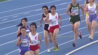 2014東京私立中学高等学校陸上競技 女子高校1500m 決勝TR 5組