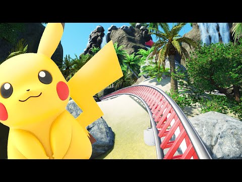 New Pokémon!  Pikachu's Island Roller Coaster! (POV)