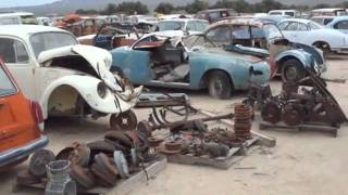 2011 Manx Club Calico visit's Man with a Yard Full of Rusty Cars.wmv