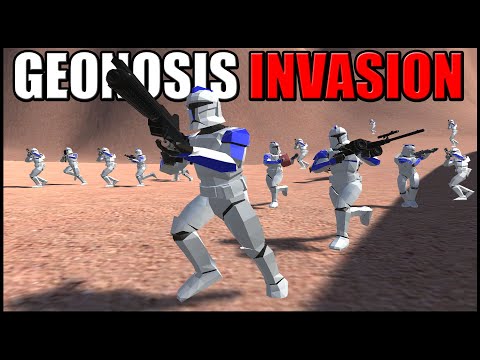 Republic Lands into Geonosis Invasion! - Ravenfield: Star Wars Mod Battle Simulator